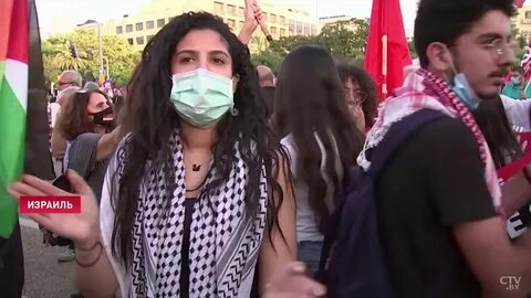 В Тель-Авиве прошел массовый митинг против аннексии Западного берега реки Иордан