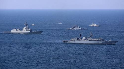 Сразу пять кораблей НАТО вошли в порт Одессы.