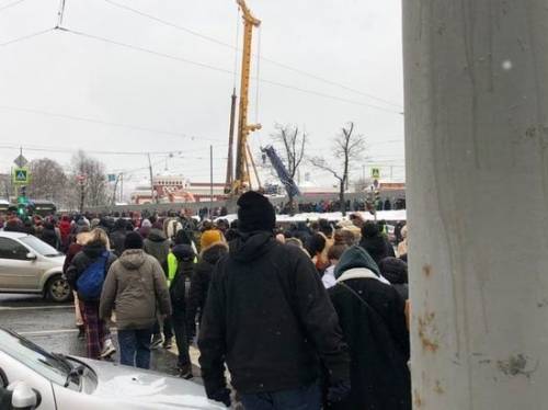 В незаконной акции в Москве приняли участие около двух тысяч человек