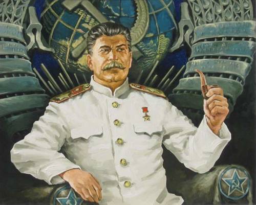В одной из школ Красноярска День учителя прошел под портретом Сталина