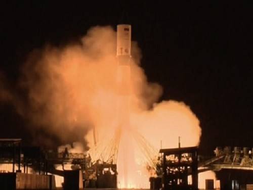 Раскрашенная под хохлому ракета «Союз-2.1а» стартовала с Байконура  